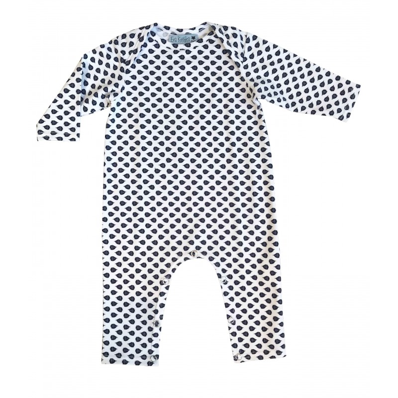 Pyjama Gaspard motif poisson