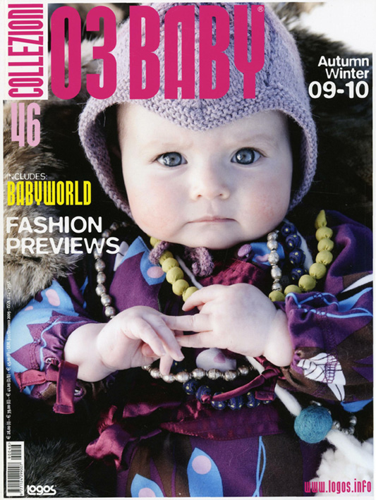 Le magazine Collezioni a publié un article du Eva Koshka Paris et ses vêtements et accessoires pour enfants et bébés